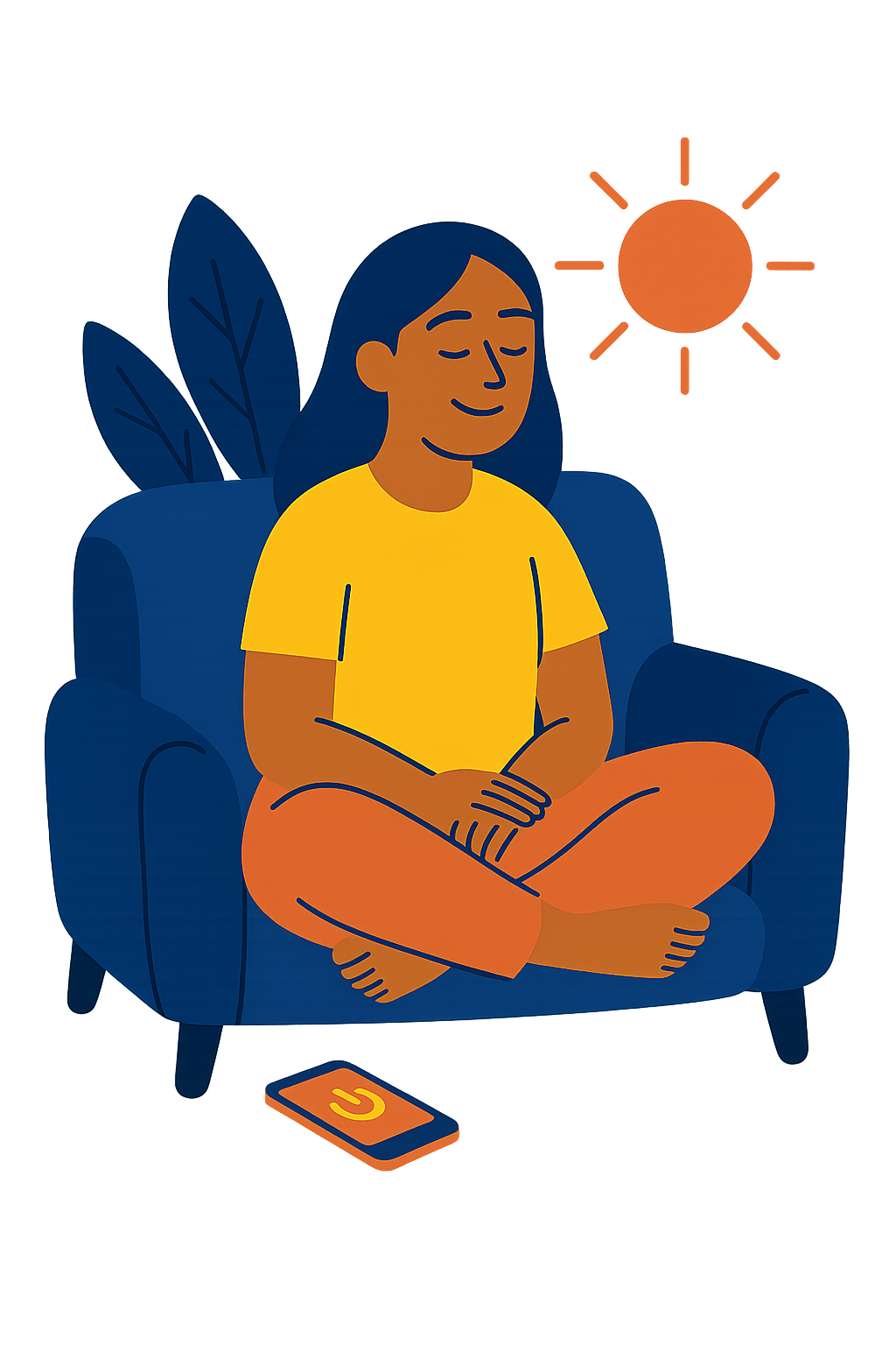 Weekly guided reset illustration