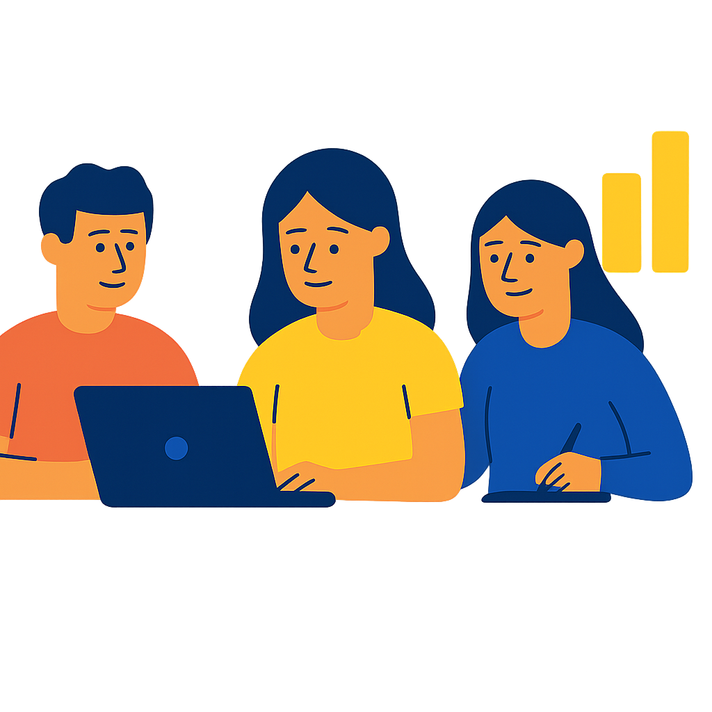 Workshop participants learning digital wellness skills